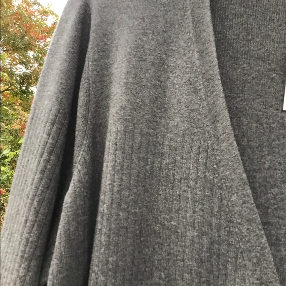 NWT Talbots Gorgeous Gray Long Cardigan Sweater - Picture 5 of 8
